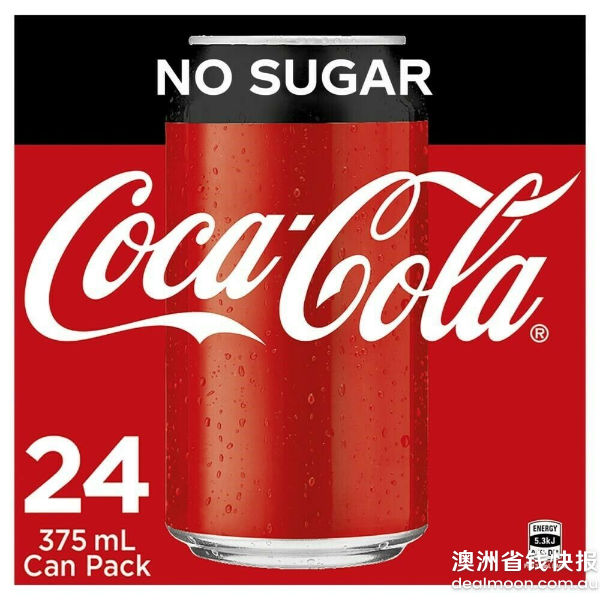 Coca-Cola 24瓶X375ml装 无糖版 - 1