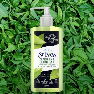 St. Ives 自然清新绿茶洗面奶200ml 敏感肌可用