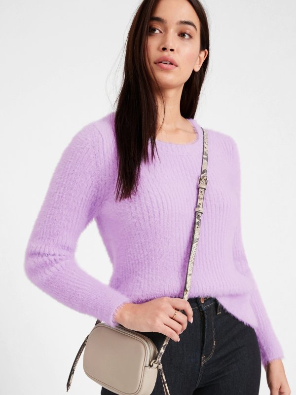 香芋紫毛衫