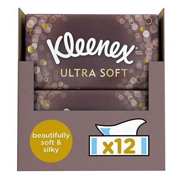  Kleenex 超柔面巾纸 12盒装