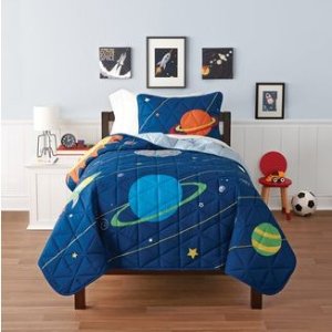 Walmart 儿童床品套装清仓 在睡梦中遨游宇宙