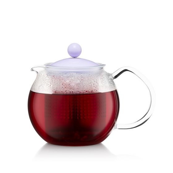 阿萨姆茶壶+紫色顶盖 0.5L