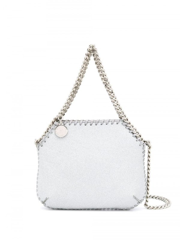 Falabella Mini 灰白色链条包 