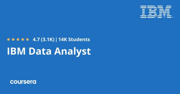 IBM Data Analyst