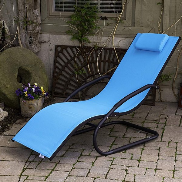 Vivere WAVELNG1-OB  庭院休闲躺椅蓝色款