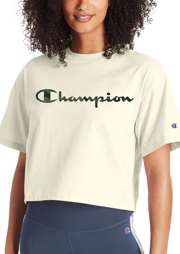 Champion 女式短款短袖