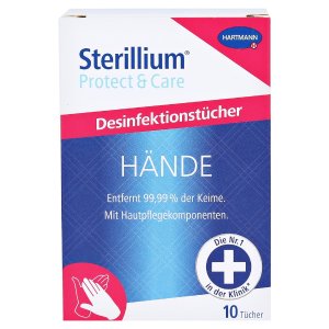 德货之光：德国Hartmann手部消毒手巾10张 杀掉99.99%细菌和病毒