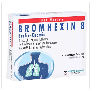 德国特效药：BROMHEXIN 8 德国清肺、化痰片 6岁以上儿童和成人可用