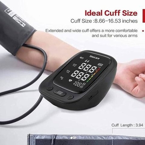 $32.26(指导价$42.99)Sinocare 智能语音 上臂数字式血压计 一键操作