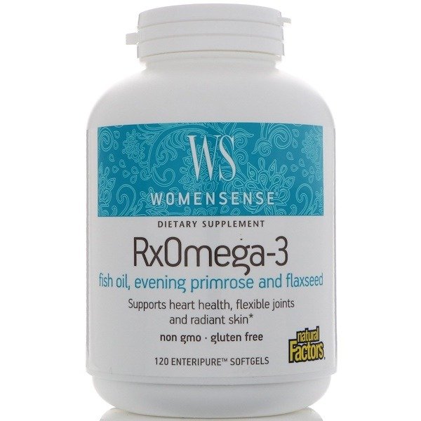 WomenSense, RxOmega-3, 120 Enteripure Softgels