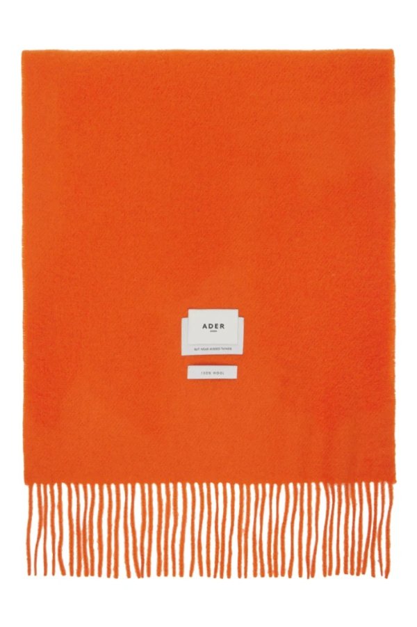 橘色围巾