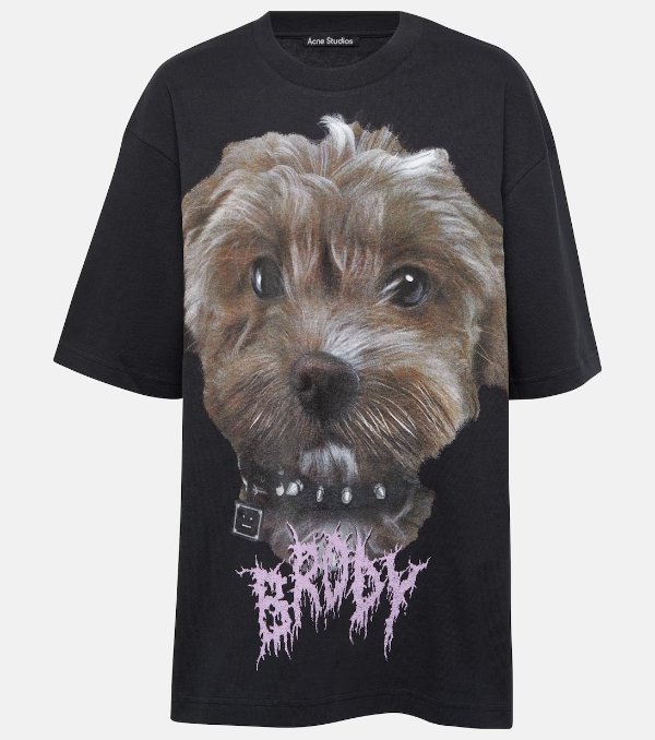 黑色小狗狗T恤