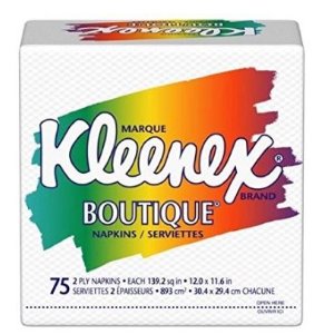 Amazon新S&S用户特惠 Kleenex Boutique 印花餐巾纸, 75张