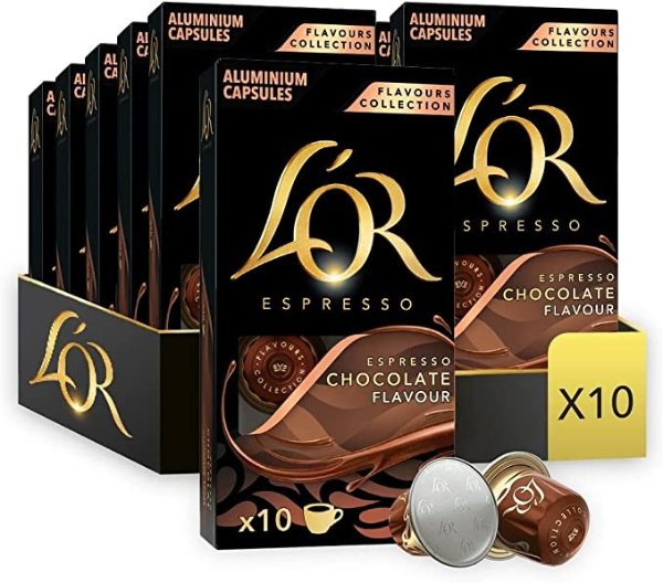 巧克力胶囊咖啡(10x10 Pods Pack)