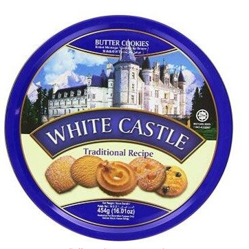 White Castle 黄油饼干铁盒装 454g