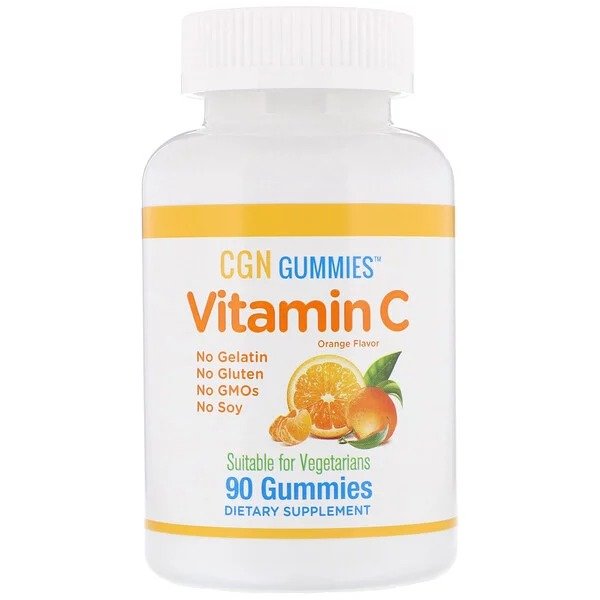 Vitamin C Gummies, 黄橙口味 250 mg, 90 Gummies