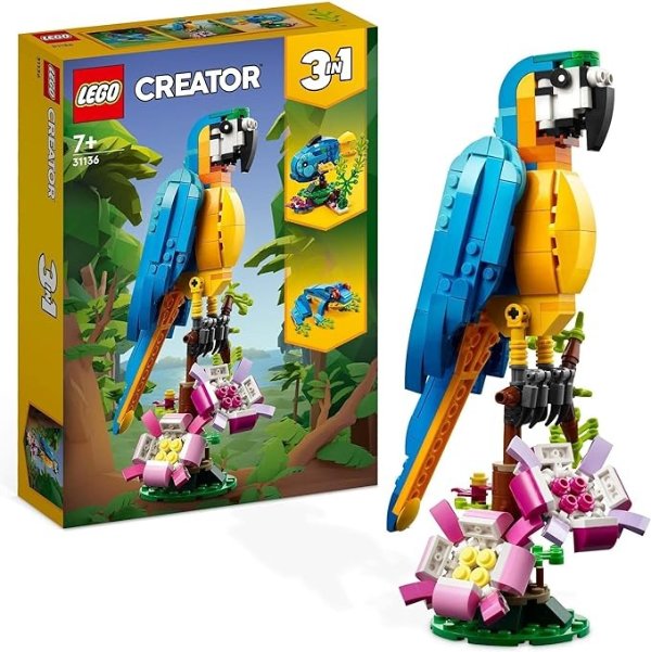 ® Creator Exotic 鹦鹉 31136 