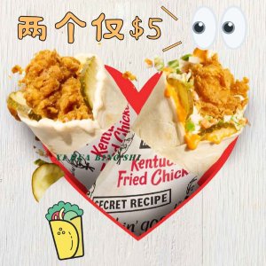 KFC 北美版"墨西哥鸡肉卷" 新增芝士通心粉口味