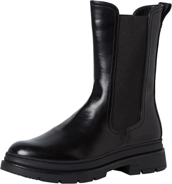 women's ankle boots, black, 1-1-25452-25短靴