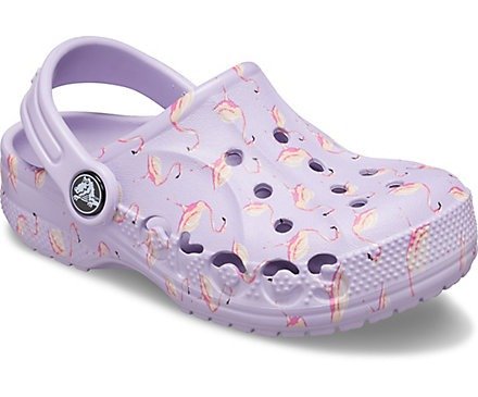 儿童香芋紫洞洞鞋