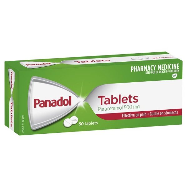 Paracetamol Pain Relief Tablets 500mg 50