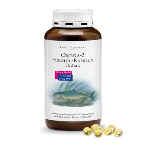 Omega-3 鱼油500 mg 400粒