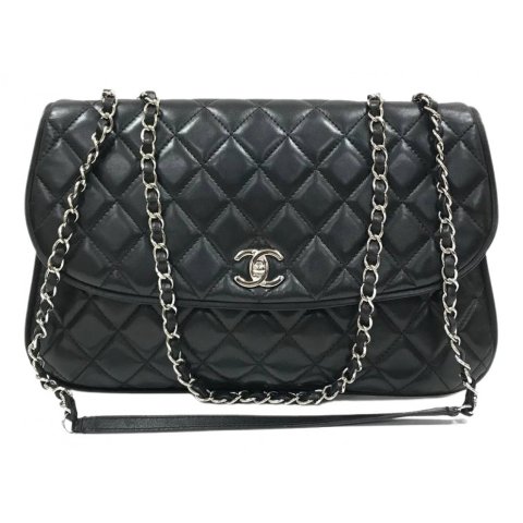 22 small handbag, Shiny calfskin & gold-tone metal , gray 22 small handbag, Shiny calfskin & gold-tone metal , gray