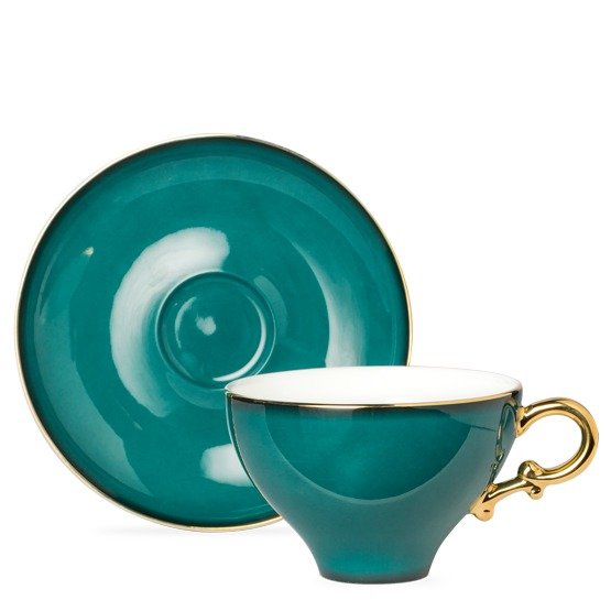 Ombre Opulence Forest Tall Cup and Saucer - T2 APAC | T2 TeaAU