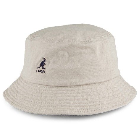 Kangol Washed Cotton Bucket Hat - Khaki