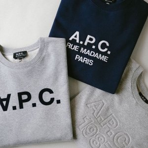 A.P.C. 包包服饰热促 收半月包、Sacai联名款卫衣