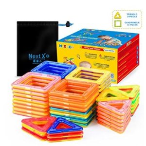 NextX彩色磁性建筑玩具56片