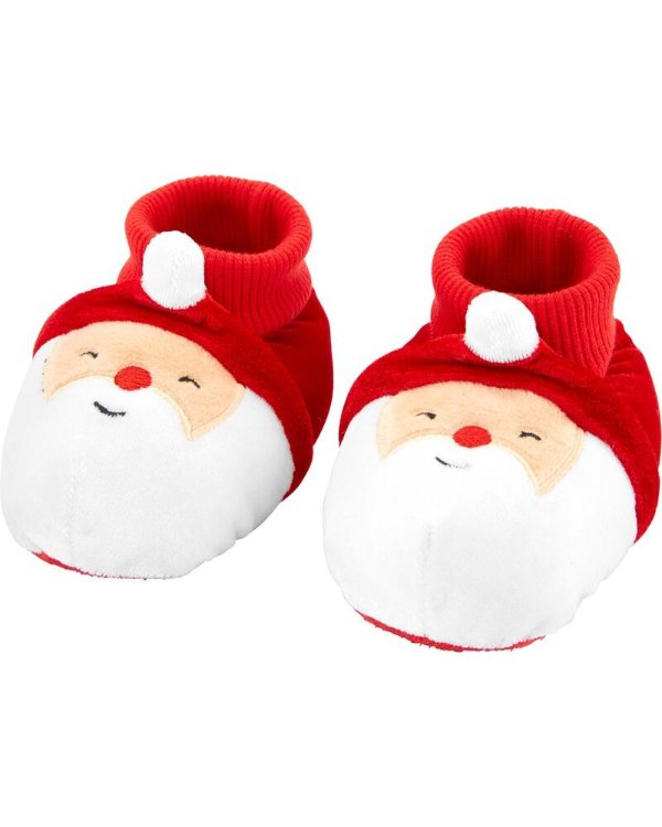 婴儿圣诞老人保暖鞋