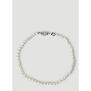Vivienne WestwoodLogo Engraved 珍珠项链
