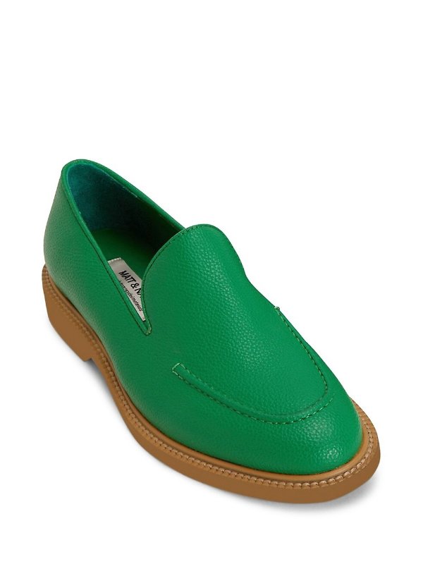 绿色乐福鞋