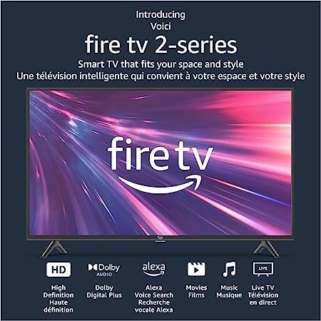 Introducing Amazon Fire TV 40" 2-Series 1080p HD smart TV, stream live TV without cable
