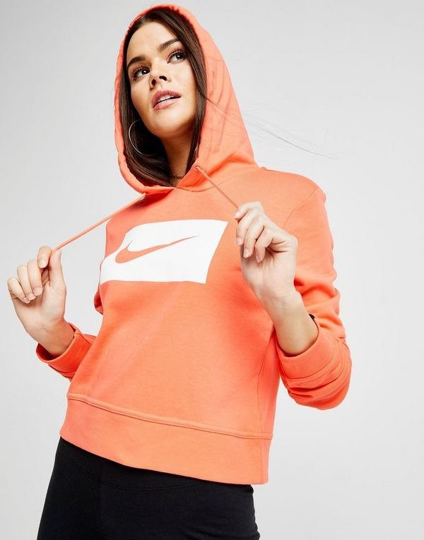 Nike Swoosh Crop 卫衣| JD Sports