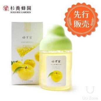 【预售】SUGI杉养蜂园 柚子蜜味果汁蜂蜜 300g