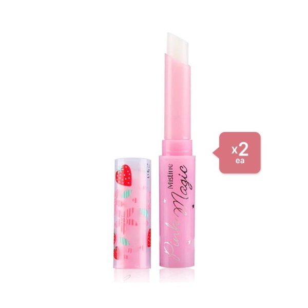 粉色魔法润唇膏 - 1.7 克（2 件）套装