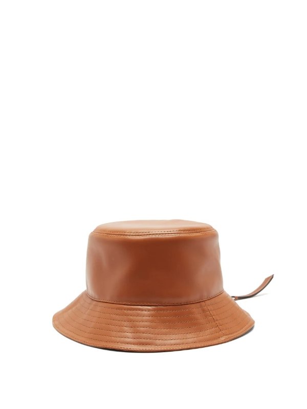 Fisherman leather 渔夫帽
