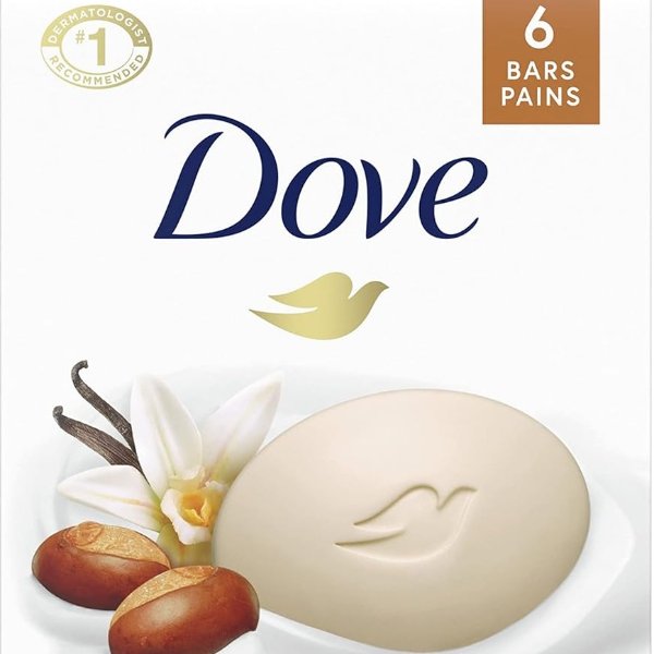 Dove 温和保湿皂x6个 平均每个仅$1左右 家居必备