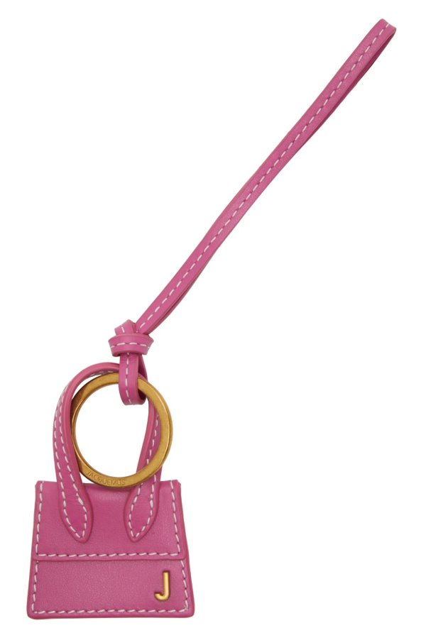 粉色包包钥匙链