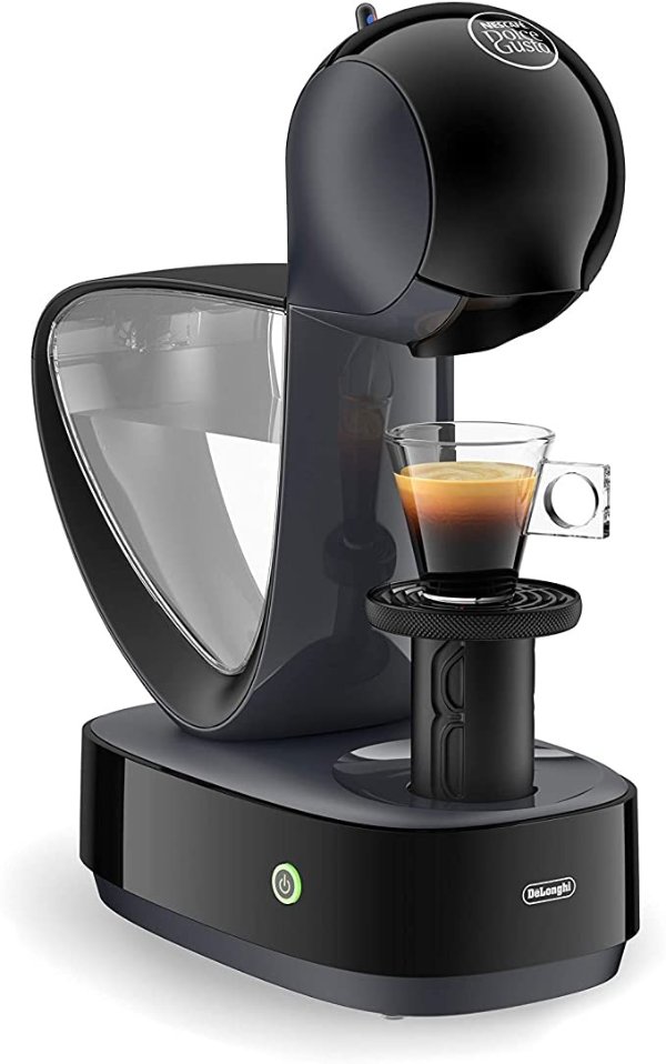 De'Longhi De'Longhi EDG 160.A NESCAFE Dolce Gusto Infinissima Capsule Coffee Machine for Hot and Cold Drinks 15 Bar Pump Pressure for Velvety Crema Anthracite, Plastic