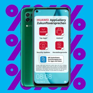 Huawei P40 lite 合约套餐 5G流量 除去手机价格合计每月仅€5.3