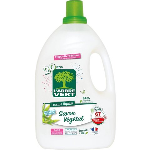 L'Arbre Vert 植物皂洗衣液 3L