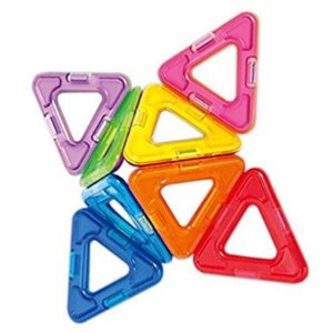 Magformers 3D磁性三角形积木玩具 (8片补充装)