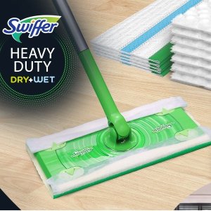 Swiffer 拖把套装 2合1拖把+5湿巾+14干布 清洁必备