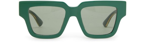 绿色粗框墨镜