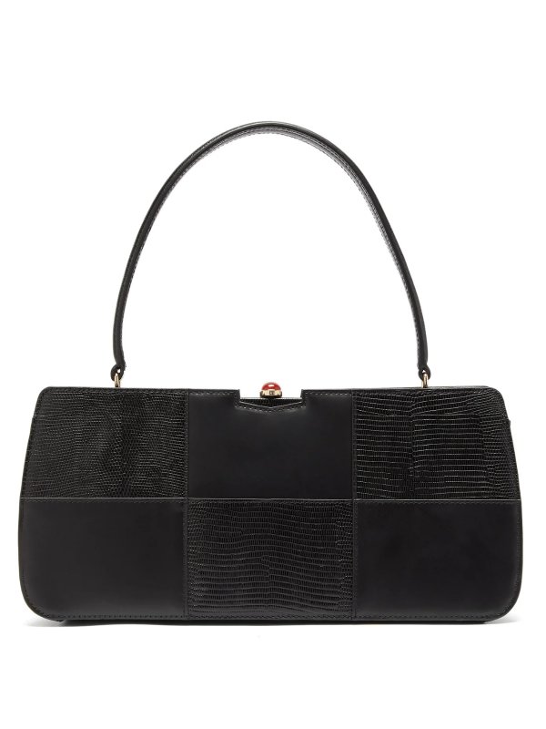 Whitney panelled leather handbag Staud MATCHESFASHION AU 485.00