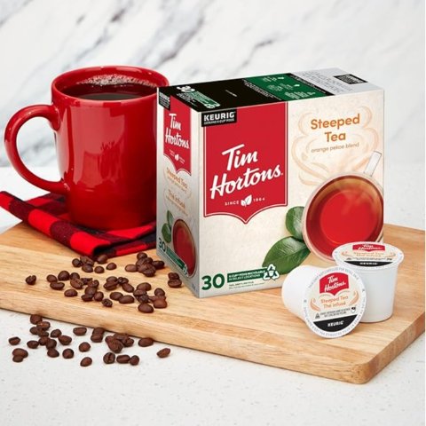 $0.57/颗Tim Hortons 橙子浸泡茶，K-Cup 30颗装! 性价比更高