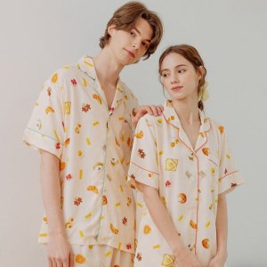 Lunaluz Studio 情人节大促 可爱情侣睡衣两人套装$140起